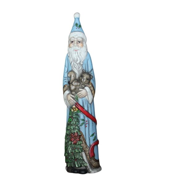 Other - Hermitage Santa Claus Old World Porcelain Slim Figurine Vintage Christmas 6.75"